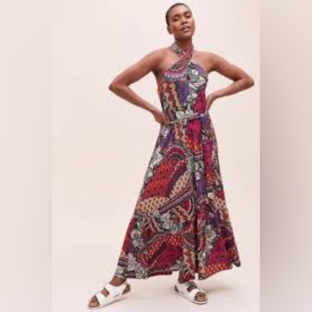 Anthropology MAEVE Halter Dress